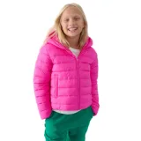 Dievčenská bunda 4F JUNIOR DOWN JACKET-JWAW24TDJAF449-55S-HOT PINK · záber 1