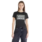 Dámske tričko s krátkym rukávom VANS RUGGED BOX LOGO MINI-Black · záber 1