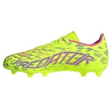 Chlapčenské futbalové kopačky outdoorové ADIDAS Predator League Jr FG lucid lemon blue fusion lucid pink · záber 2