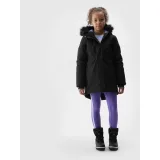 Dievčenská bunda 4F JUNIOR JACKET-JAW23TJACF106-21S-BLACK · záber 3