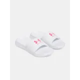 Dámske šlapky (plážová obuv) UNDER ARMOUR UA W Ignite Select white white super pink · záber 4