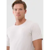 Pánske tréningové tričko s krátkym rukávom 4F TSHIRT FNK-WSS25TFTSM1217-12S-CREME · záber 2
