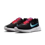 Dámska športová obuv (tréningová) NIKE Revolution 6 black baltic blue bright crimson · záber 4