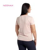 Dámske bežecké tričko s krátkym rukávom ANTA SS Tee-WOMEN-862125120-1-Fall Rainbow Powder Heather Grey · záber 3