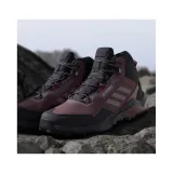 Dámska členková turistická obuv ADIDAS Terrex AX4 Mid GTX W burgundy preloved fig aurora black · záber 4