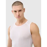 Pánske tréningové tričko bez rukávov 4F SLEEVELESS FNK-WSS25TFSLM433-11S-OFF WHITE · záber 2