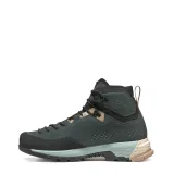 Dámska členková turistická celokožená obuv TECNICA Sulfur MID GTX Ws, navy grey light blue · záber 3