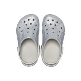 Dievčenské kroksy (rekreačná obuv) CROCS Baya Glitter Clog T silver · záber 4