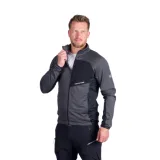 Pánska turistická mikina so zipsom NORTHFINDER PRIMO-270blackblack · záber 1