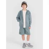 Chlapčenská mikina so zipsom 4F JUNIOR SWEATSHIRT-JWSS25TSWSM1522-46S-TURQUISE · záber 4