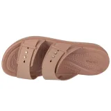 Dámske sandále na platforme (módna obuv) CROCS Brooklyn Buckle Low Wedge W latte · záber 3