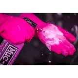 Nástroj na údržbu bicykla MUC-OFF Deep Scruber Gloves Pink M · záber 2