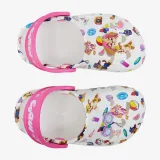 Dievčenské kroksy (rekreačná obuv) COQUI Little Frog Paw Patrol + Amulet K white light fuchsia · záber 3