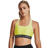 Dámska tréningová športová podprsenka UNDER ARMOUR UA Crossback Mid Bra-YLW · záber 1