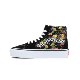 Dámska vychádzková obuv VANS UA SK8-HI Platform 2.0 poppy checkerboard black multi · záber 2