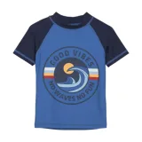 Detské tričko na kúpanie - Veľkosť: 7552 | Farba: Kids T-Shirt W. Print-7552-Delft · záber 1
