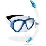 Potápačský šnorchlovací set CRESSI FIJI + GAMMA COMBO CLEAR BLUE · záber 1