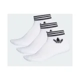 Ponožky ADIDAS ORIGINALS 3-PACK - TREF ANK SCK HC WHITE BLACK · záber 3