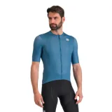 Pánsky cyklistický dres s krátkym rukávom SPORTFUL Checkmate jersey, blue sea berry blue · záber 1
