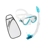 Potápačský šnorchlovací set CRESSI ESTRELLA + GAMMA COMBO CLEAR AQUAMARINE · záber 2