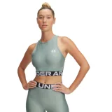 Dámske tréningové tielko UNDER ARMOUR HeatGear Rib Tank-GRN · záber 1