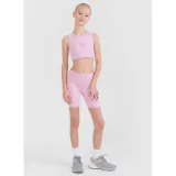 Dievčenská tréningová športová podprsenka 4F JUNIOR SPORT BRA F148-56S-LIGHT PINK · záber 4