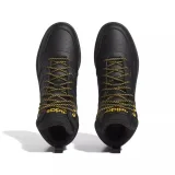 Pánske členkové zimné topánky ADIDAS Hoops 3.0 Mid WTR core black core black preloved yellow · záber 4