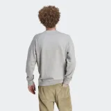 Pánska mikina ADIDAS ORIGINALS TREFOIL CREW-IM4501-medium grey heather · záber 3