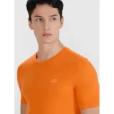 Pánske bežecké tričko s krátkym rukávom 4F TSHIRT FNK-WSS25TFTSM1262-70S-ORANGE · záber 2