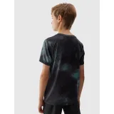 Chlapčenské tréningové tričko s krátkym rukávom 4F JUNIOR TSHIRT FNK-4FJWSS24TFTSM694-41A-GREEN ALLOVER · záber 3