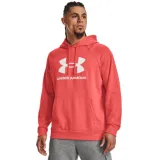 Pánska zateplená mikina s kapucňou UNDER ARMOUR UA Rival Fleece Logo HD-RED · záber 1