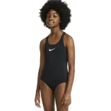 Dievčenské plavecké jednodielne plavky NIKE SWIM RACERBACK ONE PIECE BLACK-BLACK · záber 1