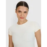 Dámske tréningové tričko s krátkym rukávom 4F TSHIRT FNK F1270-11S-OFF WHITE · záber 5