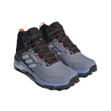 Pánska členková turistická obuv ADIDAS Terrex AX4 Mid GTX silver violet blue dawn core black · záber 4