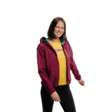 Dámska turistická bunda EVERETT LightSoftshell W fuchsia · záber 2