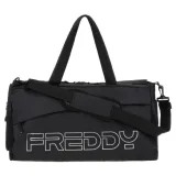Dámska cestovná taška FREDDY Duffel bag with maxi print-Black · záber 1