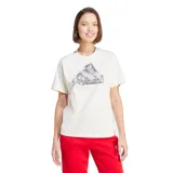 Dámske tričko s krátkym rukávom ADIDAS W FI LOGO T-IW5167-Beige · záber 1