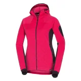 Dámska turistická mikina so zipsom NORTHFINDER MARCELLA-577cherryblack · záber 4