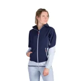 Dámska turistická softshellová bunda NORTHFINDER KATHI-387blueblue · záber 1
