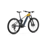 Horský elektrobicykel MONDRAKER Crafty Race, obsidian grey dense yellow racing silver · záber 3