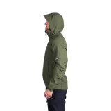 Pánska turistická softshellová bunda NORTHFINDER EWALD-300darkgreen · záber 2