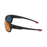 Polarizačné slnečné okuliare H.I.S. POLARIZED HPS37105-1, black, smoke with red mirror POL, 66-10-142 · záber 3