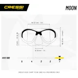 Potápačská maska CRESSI MOON KID MASK BLUE ORANGE · záber 5