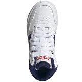 Chlapčenská rekreačná obuv ADIDAS Hoops 3.0 Mid cloud white victory blue better scarlet · záber 3