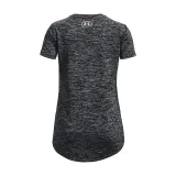 Dievčenské tréningové tričko s krátkym rukávom UNDER ARMOUR Tech BL Twist SS-BLK · záber 2
