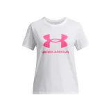 Dievčenské tričko s krátkym rukávom UNDER ARMOUR UA BIG LOGO SS-WHT · záber 1