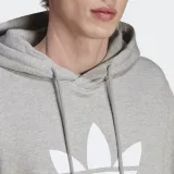 Pánska mikina s kapucňou ADIDAS ORIGINALS TREFOIL HOODY-IM4490-medium grey heather · záber 5