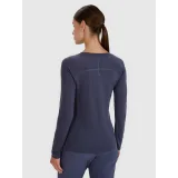 Dámske bežecké tričko s dlhým rukávom 4F LONGSLEEVE FNK-WSS25TFLOF332-22S-ANTHRACITE · záber 2