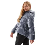Dievčenská bunda 4F JUNIOR DOWN JACKET-JAW23TDJAF267-28S-SILVER · záber 4