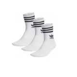 Ponožky ADIDAS ORIGINALS 3 PACK-CREW SOCK-WHITE · záber 1